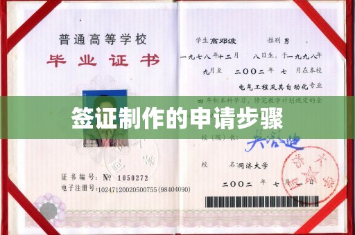 建阳签证制作的申请步骤