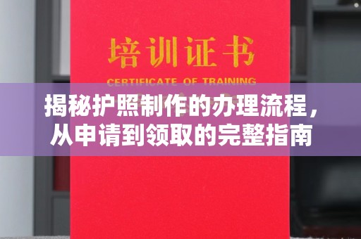 建阳揭秘护照制作的办理流程，从申请到领取的完整指南