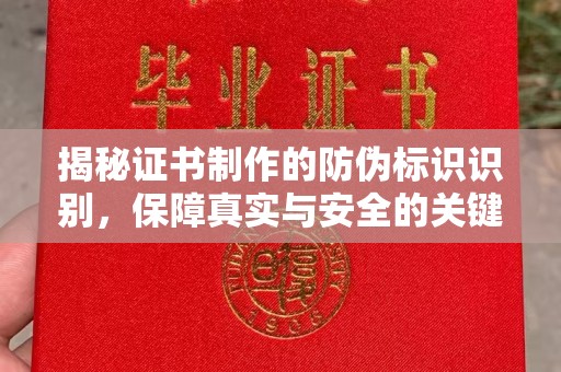 建阳揭秘证书制作的防伪标识识别，保障真实与安全的关键