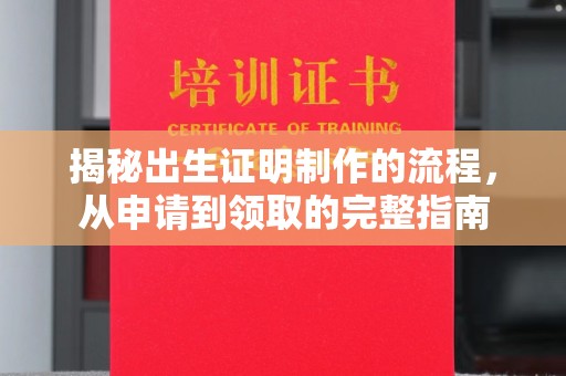 建阳揭秘出生证明制作的流程，从申请到领取的完整指南